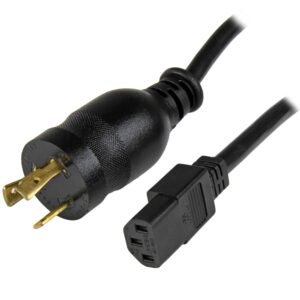 6 ft Server Power Cord IEC320 C-13 to NEMA L6-20P 14/3