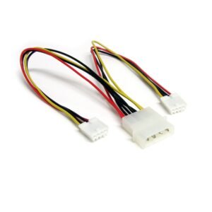 LP4 to 2x SP4 Power Y Splitter Cable M/F