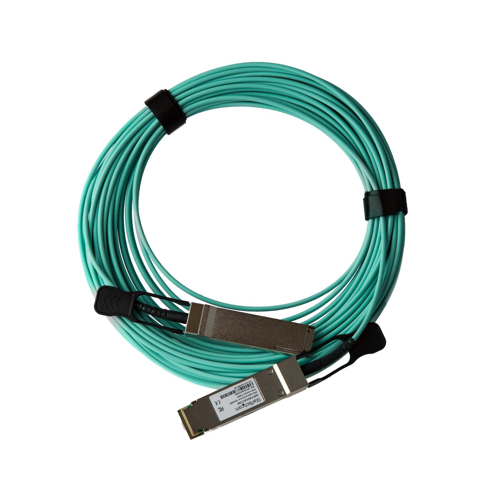 MSA Uncoded 15m/49.2ft 40G QSFP+ to QSFP+ AOC Cable - 40 GbE QSFP+ Active Optical Fiber - 40 Gbps QSFP Plus/Transceiver Module Cable - Image 2