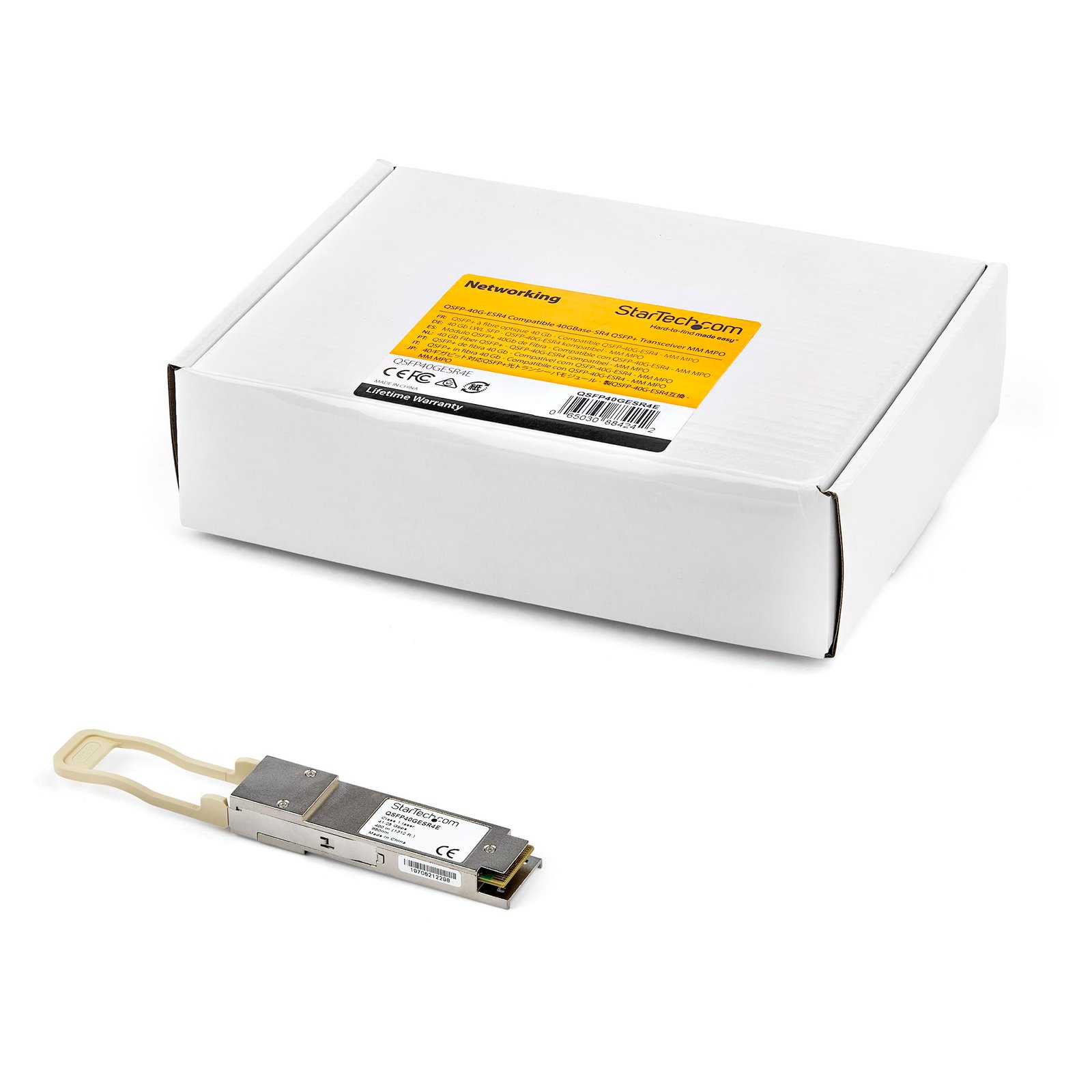 Extreme Networks 10319 Compatible QSFP+ Module - 40GBASE-SR4 - 40GbE Multimode Fiber MMF Optic Transceiver - 40GE Gigabit Ethernet QSFP+ - MPO 150m - 850nm - DDM - Image 4