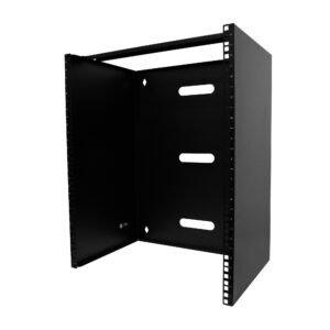 14U Wall Mount Network Rack - 14" (35.5cm) Deep (Low Profile) - 19" Patch Panel Bracket for Shallow Server, IT Equipment, Network Switches
