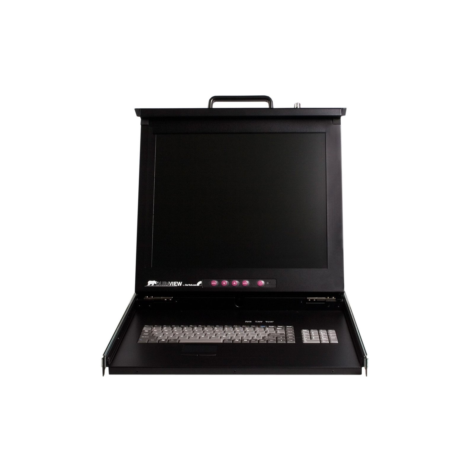 1U 17" Rackmount LCD Console with Integrated 16 Port KVM Switch - Image 2