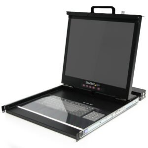 1U 19" Rackmount LCD Console with 16 Port Multi-Platform KVM