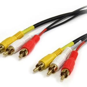 12 ft Composite Video Cable with Stereo Audio RCA - M/M