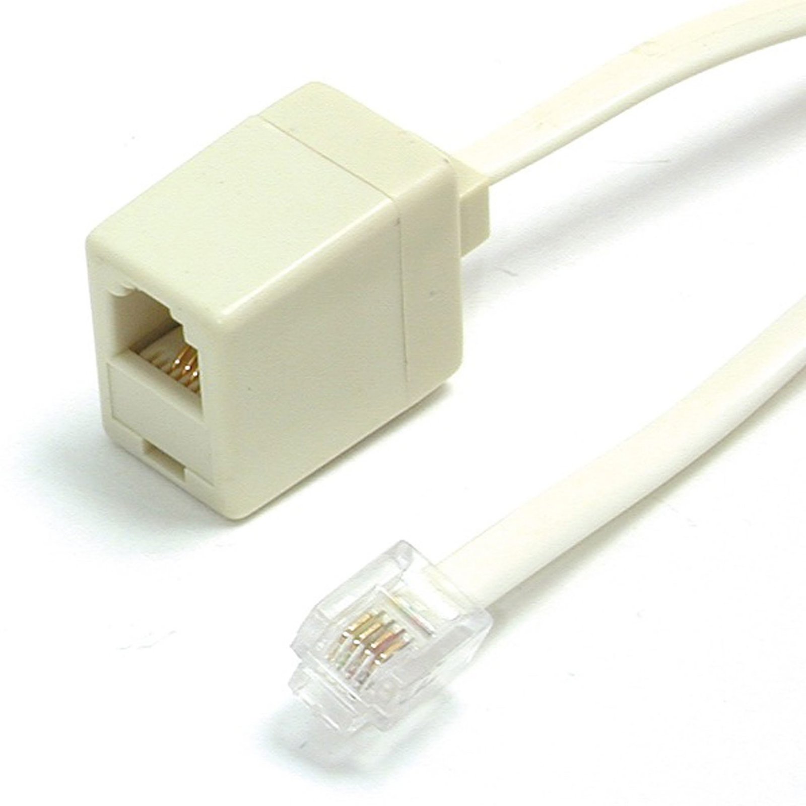 14 ft RJ11 Telephone Extension Cable
