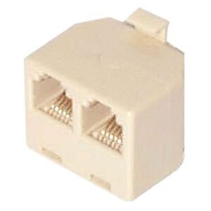 RJ11 to 2x RJ11 Splitter Adapter M/F