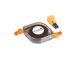 8 ft RJ11 RJ45 Retractable Patch Cable