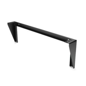1U 19in Steel Vertical Wall Mount Equipment Rack Bracket - TAA