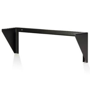 2U Vertical Wall Mount Patch Panel Bracket - Steel Rack Mount Bracket w/Hardware for 19" Network, Server and Data Equipment - TAA