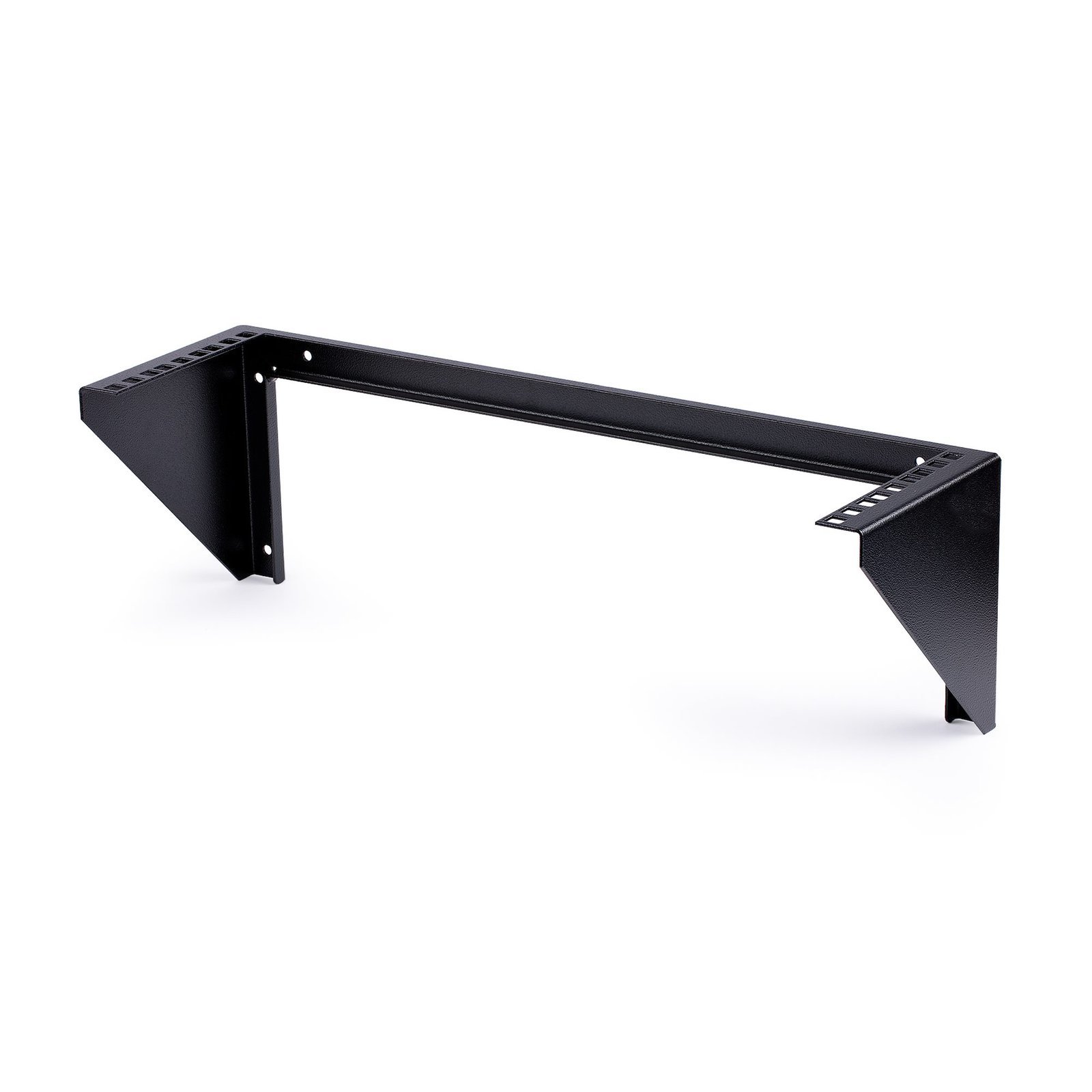 3U 19” Wall Mount Vertical Rack Bracket, Wall Mount Patch Panel Bracket for Data/AV/IT/Computer Equipment, 3U Rack for Cabinet or Server