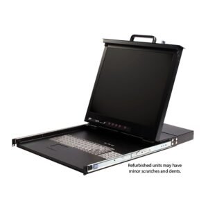 Refurbished 17" LCD Rack Console with 16 Port Multi-Platform KVM