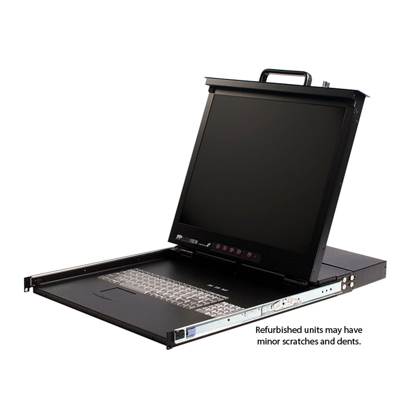 Refurbished 17" LCD Rack Console with 16 Port Multi-Platform KVM
