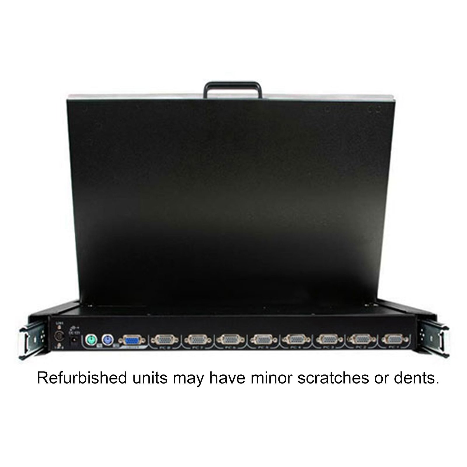 Refurbished 1U 19in Rackmount LCD Console with Integrated 8 Port KVM Switch - Image 2