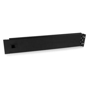 2U Hinged Solid Blank Rack Panel - TAA