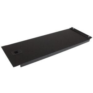 Solid Blank Panel with Hinge for Server Racks - 4U - TAA