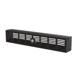 2U Rack Mount Security Cover - Hinged Locking Rack Panel/ Cage/Door for Physical Security/ Access Control of 19" Server Rack & Network