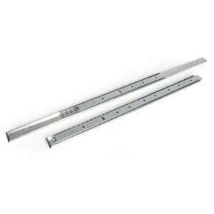 Silver 24in Steel Sliding Rails for Rackmount Server Case