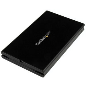 USB 3.1 (10Gbps) 2.5" SATA SSD/HDD Enclosure with Integrated USB-C Cable