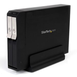2.5in Removable eSATA USB Dual SATA Hard Drive Enclosure w/ RAID