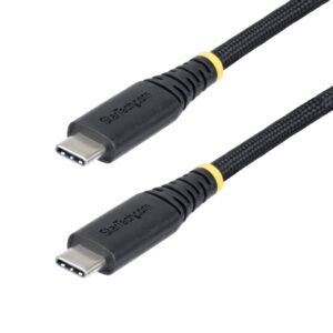 10ft (3m) USB-C Charging Cable, Durable and Ultra-Flexible, 240W (5A) PD EPR, USB 2.0 Laptop Charger Cable, USB-IF Certified, Rugged USB-C