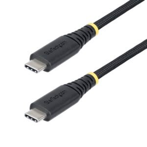 3ft (91cm) USB-C Charging Cable, Durable and Ultra-Flexible, 240W (5A) PD EPR, USB 2.0 Laptop Charger Cable, USB-IF Certified, Rugged USB-C