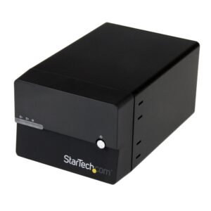 Dual Bay Gigabit NAS RAID Enclosure for 3.5” SATA Hard Drives w/ WebDAV and Media Server