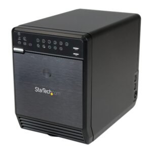 3.5in 4 Drive eSATA USB FireWire External SATA RAID Enclosure
