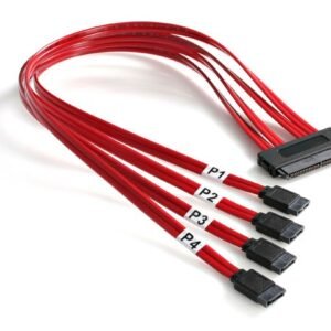 50cm Serial Attached SCSI SAS Cable - SFF-8484 to 4x SATA