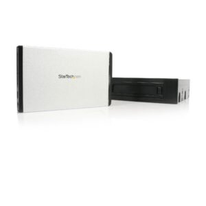 2.5in SATA External Hard Drive Enclosure w/ 3.5/5.25 Front Drive Bay