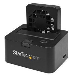 USB 3.0 eSATA Hard Drive Docking Station with Cooling Fan