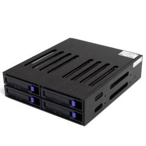 4 Drive 2.5in Removable SAS SATA Mobile Rack Backplane