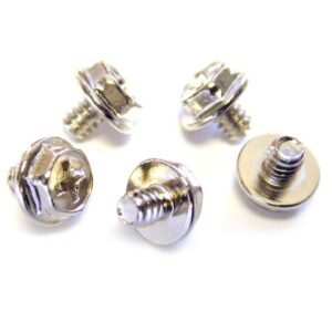 Replacement PC Mounting Screws #6-32 x 4mm Long Standoff - 50 Pack