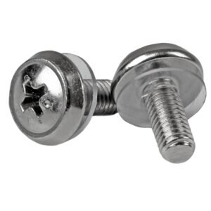 50 Pkg M5 Mounting Screws for Server Rack Cabinet - TAA