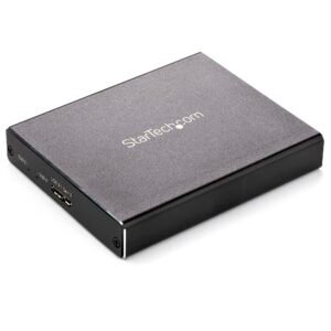 Dual-Slot Drive Enclosure for M.2 SATA SSDs - USB 3.1 (10Gbps) - RAID - TAA