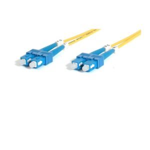 Fiber Optic Cable - Single-Mode Duplex 9/125 - LSZH - SC/SC - 1 m