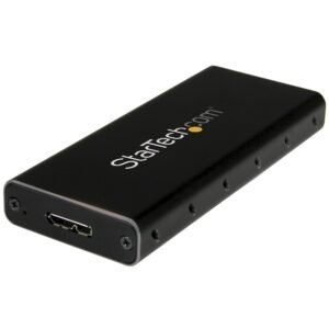 USB 3.1 (10Gbps) mSATA Drive Enclosure - Aluminum - TAA