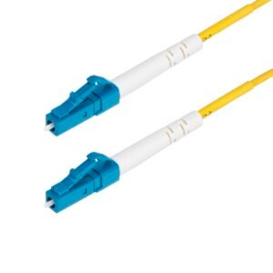 10m (32.8ft) LC to LC (UPC) OS2 Single Mode Simplex Fiber Optic Cable, 9/125µm, 40G/100G, Bend Insensitive, Low Insertion Loss, LSZH Fiber