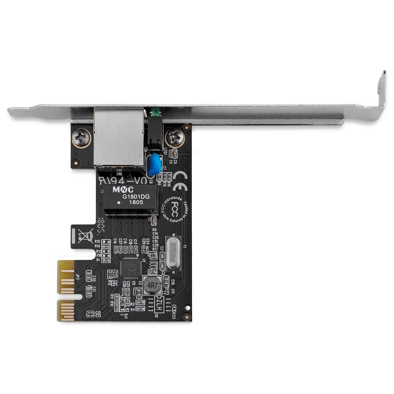 1 Port PCI Express PCIe Gigabit Network Server Adapter NIC Card - Dual Profile - Image 4