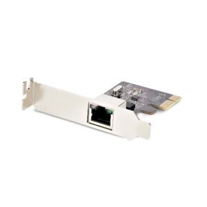 1-Port Gigabit PCIe Network Adapter Card, Low-Profile NIC, 10/100/1000Mbps PCI Express LAN Card, Realtek RTL8111H, Windows and Linux, TAA
