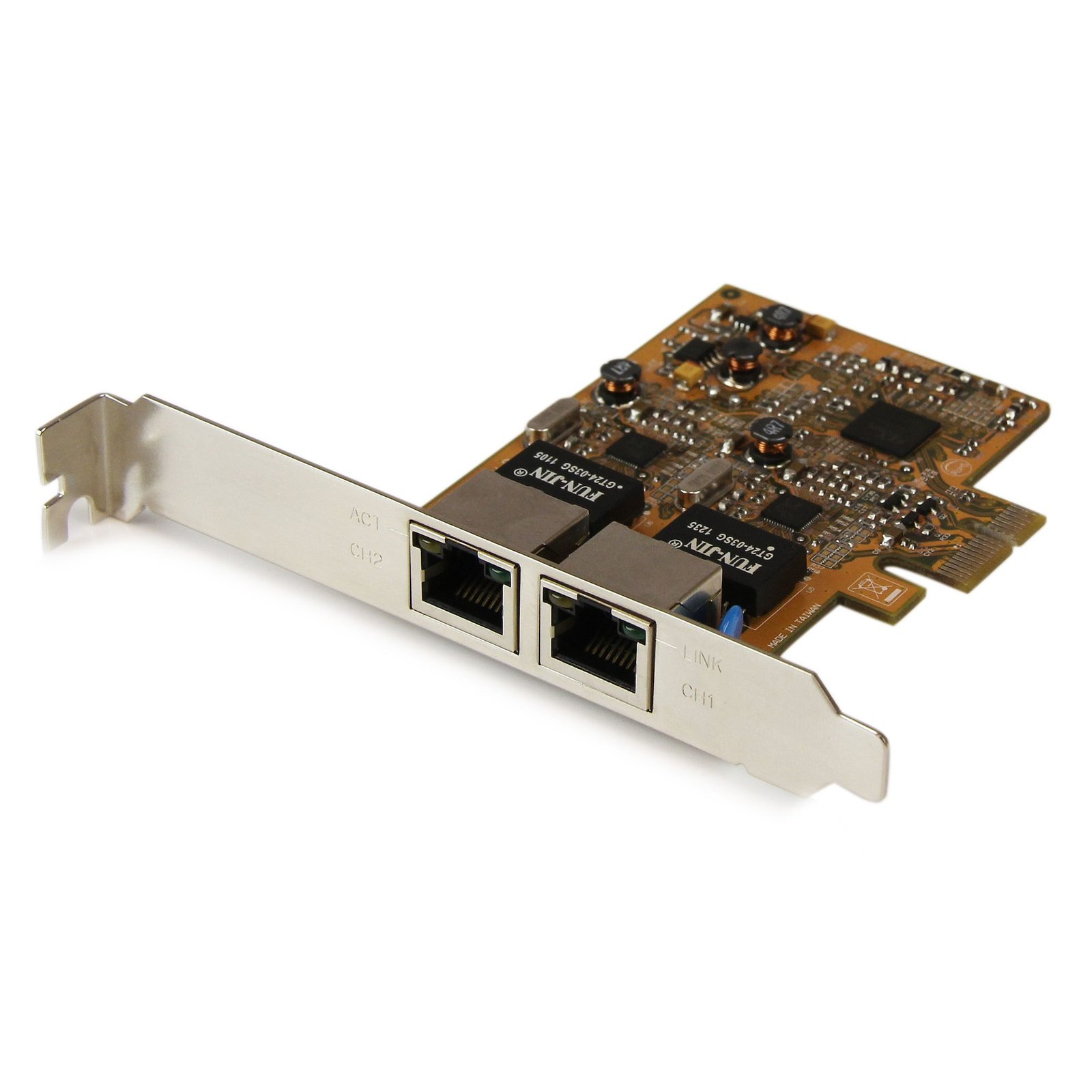 Dual Port Gigabit PCI Express Server Network Adapter Card - PCIe NIC