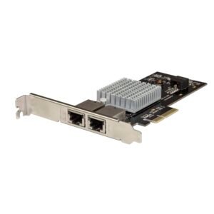 Dual Port 10G PCIe Network Adapter Card - Intel-X550AT 10GBASE-T & NBASE-T PCI Express Network Interface Adapter 10/5/2.5/1GbE Multi