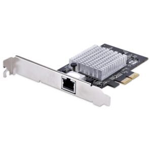 1-Port 10Gbps PCIe Network Adapter Card, Network Card for PC/Server, Six-Speed PCIe Ethernet Card with Jumbo Frame Support, NIC/LAN