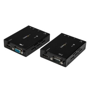 HDMI over CAT5e Extender with IR and Serial - HDBaseT Extender - 4K - TAA