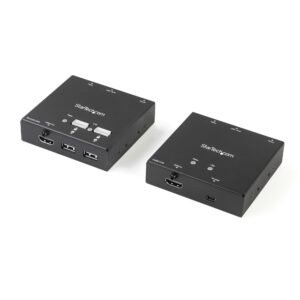 HDMI over CAT6 Extender with 4-port USB Hub - 165 ft (50m) - 1080p - TAA