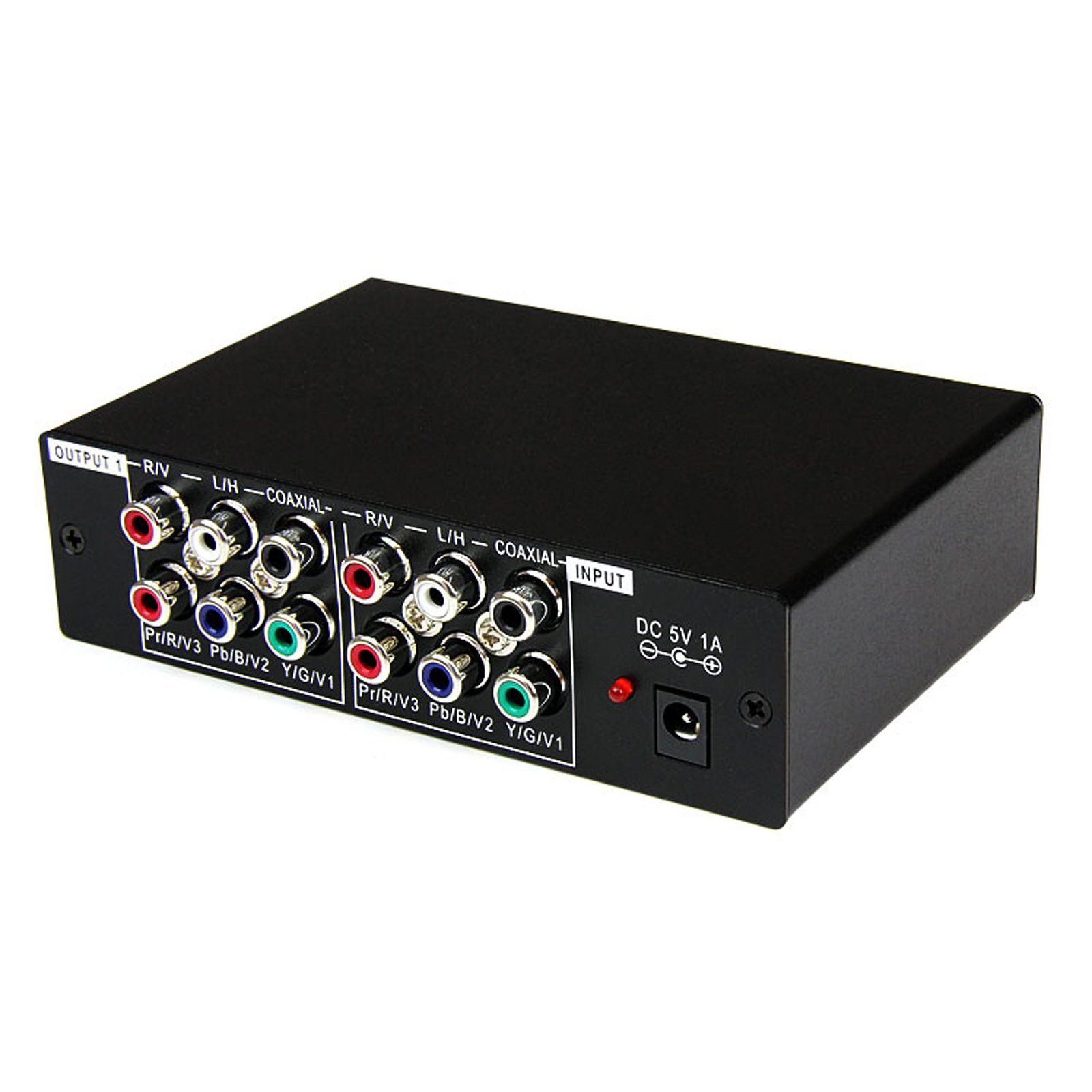 3 Port Component Video Splitter with Digital Audio