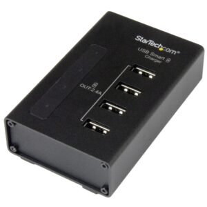 4-Port Charging Station for USB Devices - 48W/9.6A