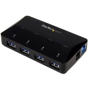 4-Port USB 3.0 Hub (5Gbps) plus Dedicated Charging Port - 1 x 2.4A Port