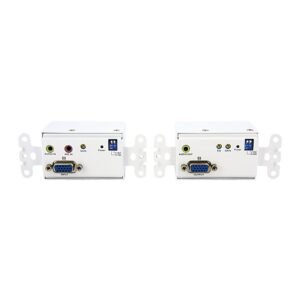 VGA Wall Plate Video Extender over Cat5 with Audio