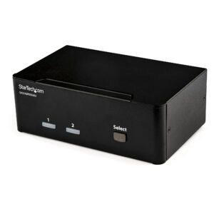 2-Port DisplayPort Dual-Monitor KVM Switch - 4K 60Hz - TAA