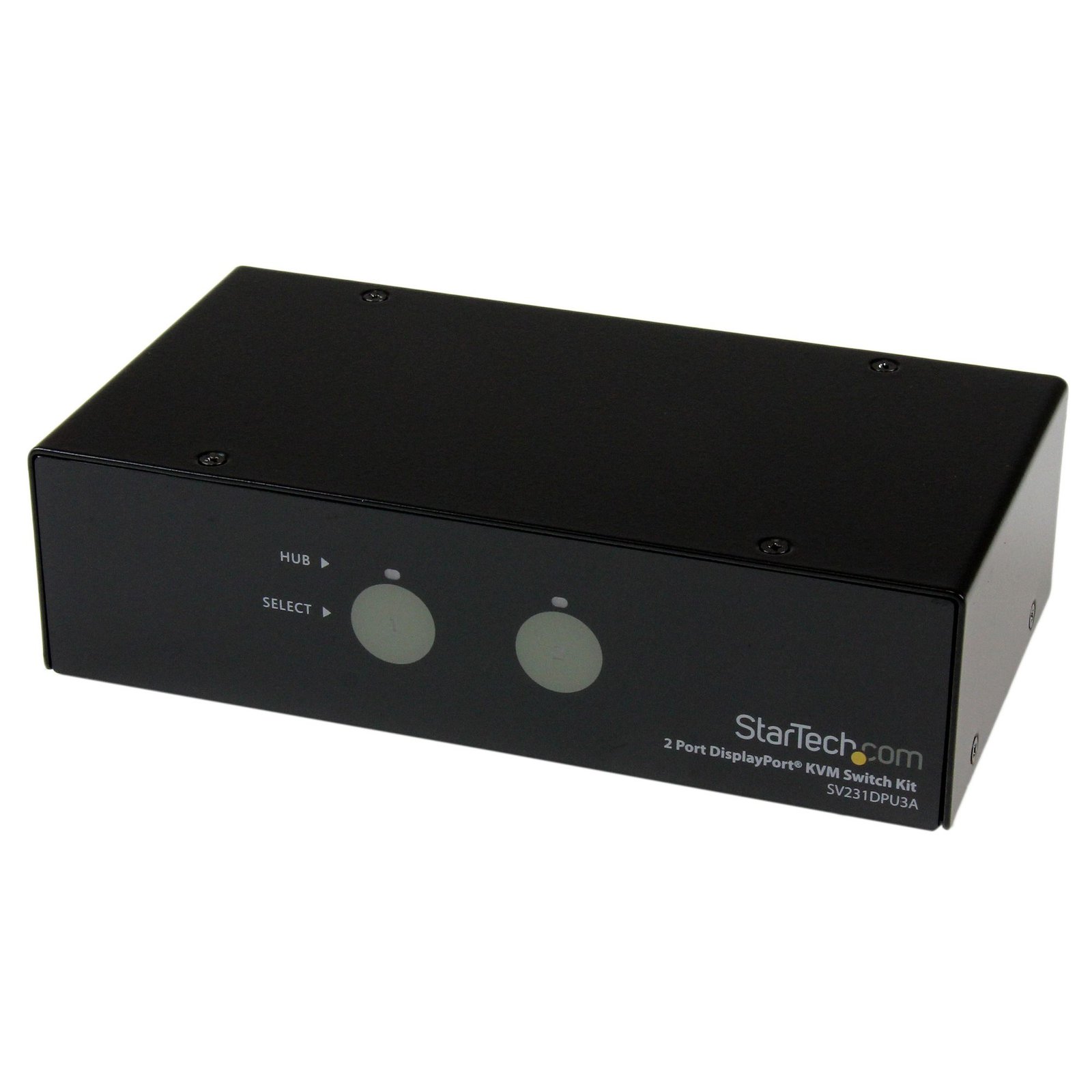 2 Port SuperSpeed USB 3.0 DisplayPort KVM Switch with Audio and Cables